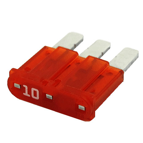 0337010.PX2S Littelfuse MICRO3 Blade Fuse 10 Amp (FB3M.10) Pack of 50